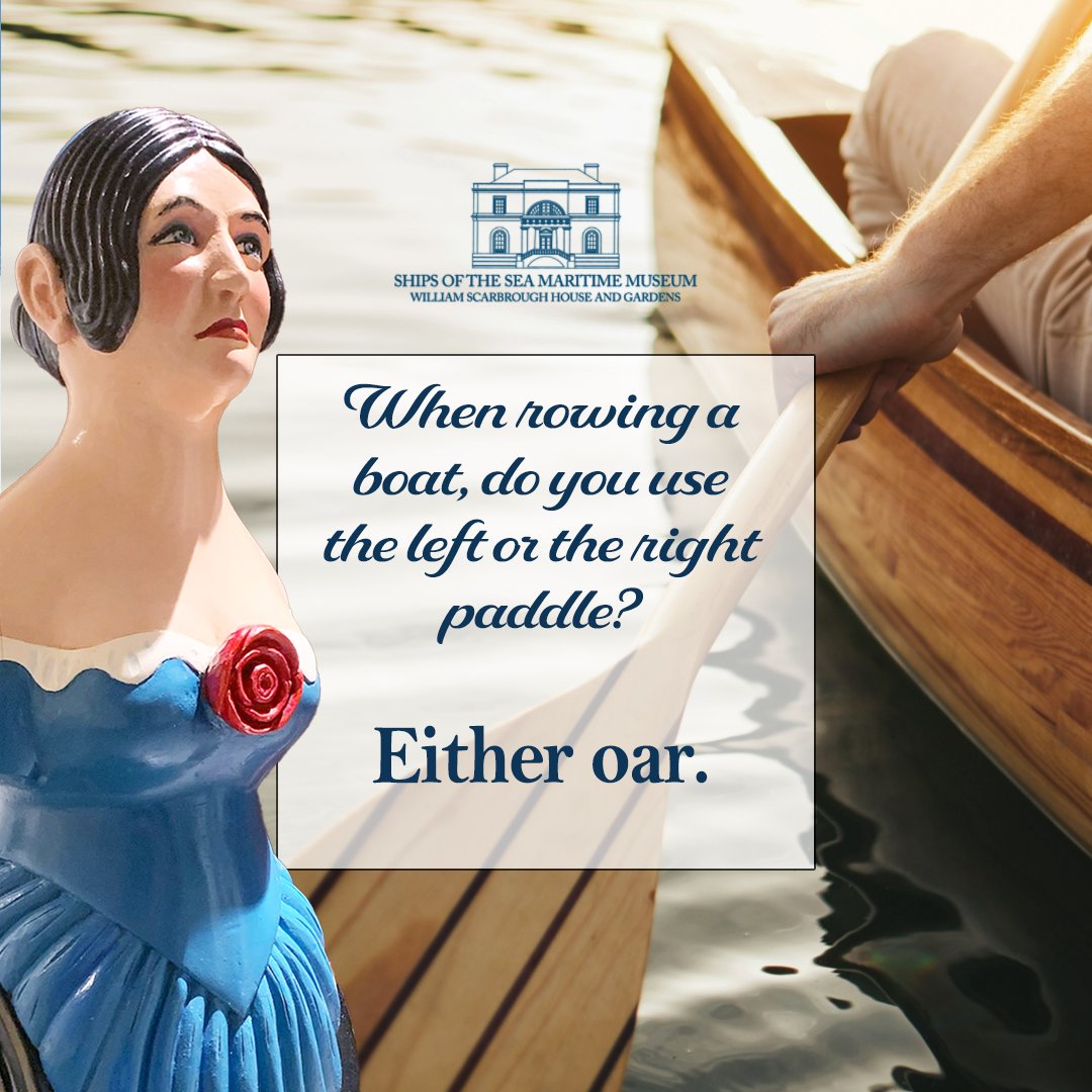 There's a rumor that our figure heads come to life after our museum closes! Our favorite comedian is back with another boat joke for your enjoyment.

#shipsofthesea #maritimemuseum #boatjokes #dadjokes #funny #alwaysacomedian #rowrowrowyourboat