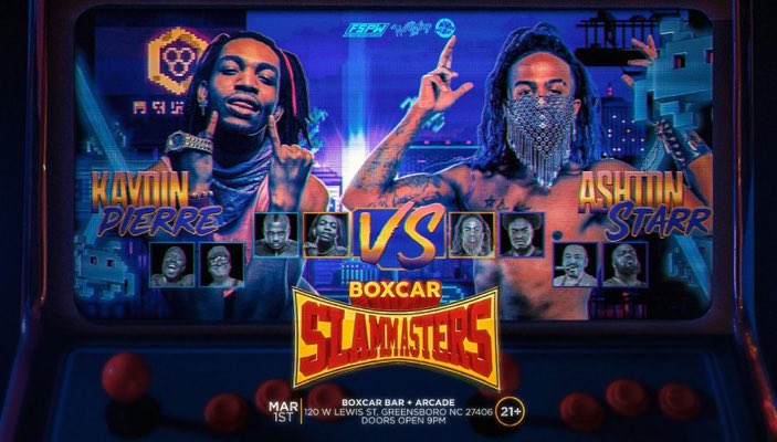 FINALLY 03/01 PIERRE/STARR BOXCAR SLAM MASTERS 🎟️ Admissions - $20 🚪 Doors Open - 9PM 🛎️ Bell Time - 10PM 21+ ONLY Ticket Link : boxcarsm.eventbrite.com