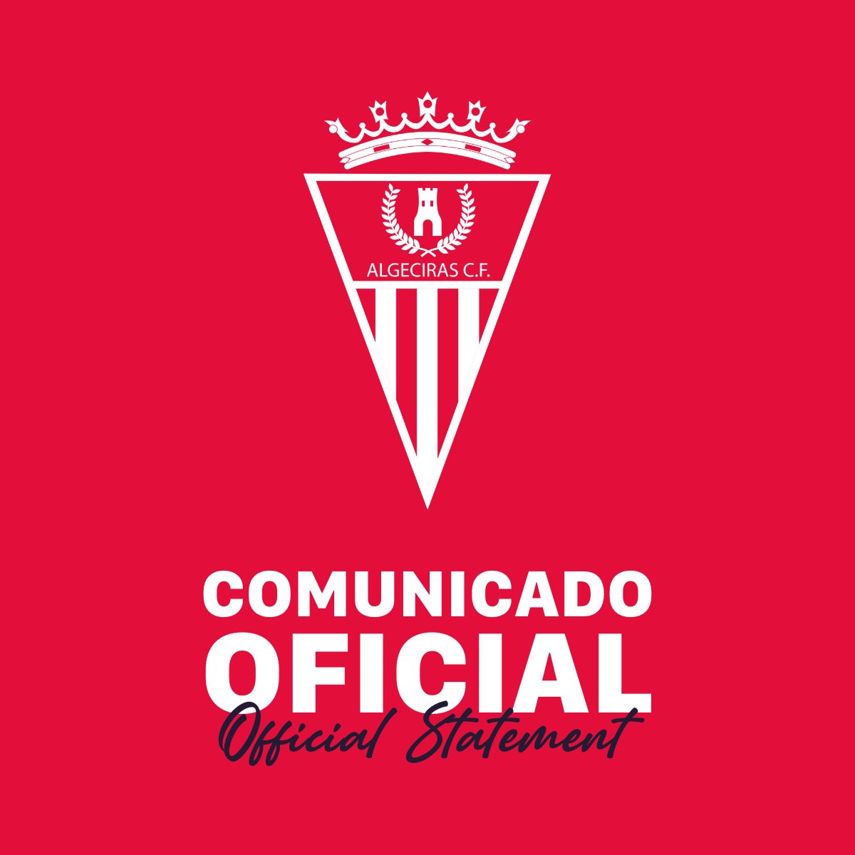 AlgecirasCF's tweet photo. 🔴⚪️COMUNICADO OFICIAL

El Algeciras C.F. y el C.D. Arenteiro llegan a un acuerdo para la cesión del jugador Marino Illescas. 
El jugador se incorporará al C.D. Arenteiro hasta final de temporada, momento en el que volverá al Algeciras C.F. 

El club le desea los mayores éxitos. https://t.co/Jh5dGE9LlB