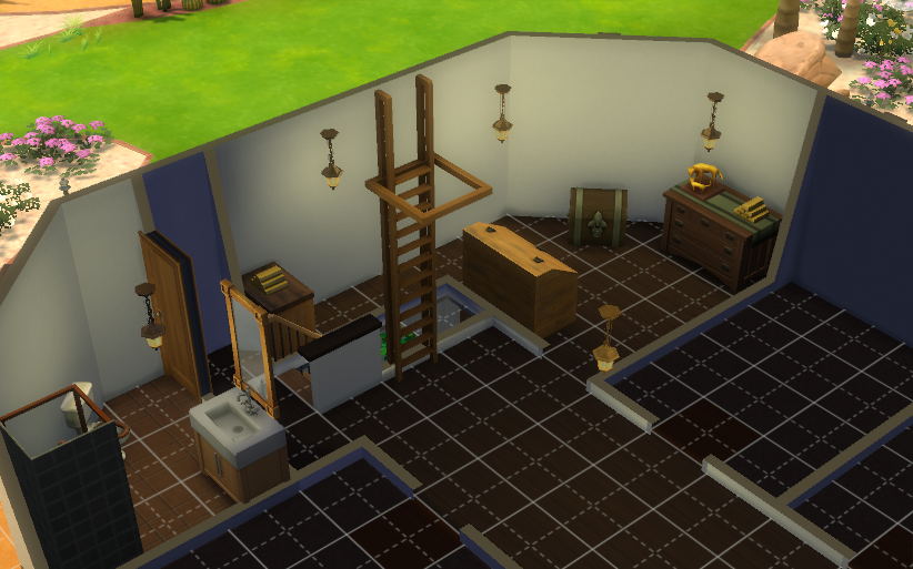 TheIrishNeko's tweet photo. Part 3 of the Sims WIP of Ruze's place. (Final subject to change)
I'm not going to lie... the roof is shit xD
But I think what's inside makes up for it. The Ruzaders kinda wanted it ;3 #Cattic #CatAttic
#CrimzonMuze https://t.co/c9QYPKquFn