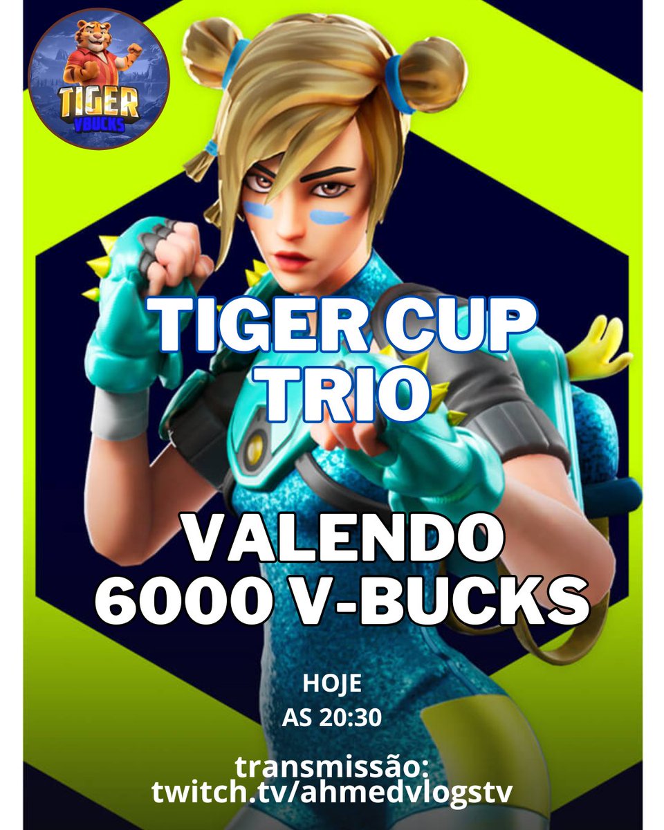 TigerVbucks's tweet photo. CAMP HOJE AS 20:30
TRIO EM PARTIDA!!! https://t.co/4j7zZDkqpT