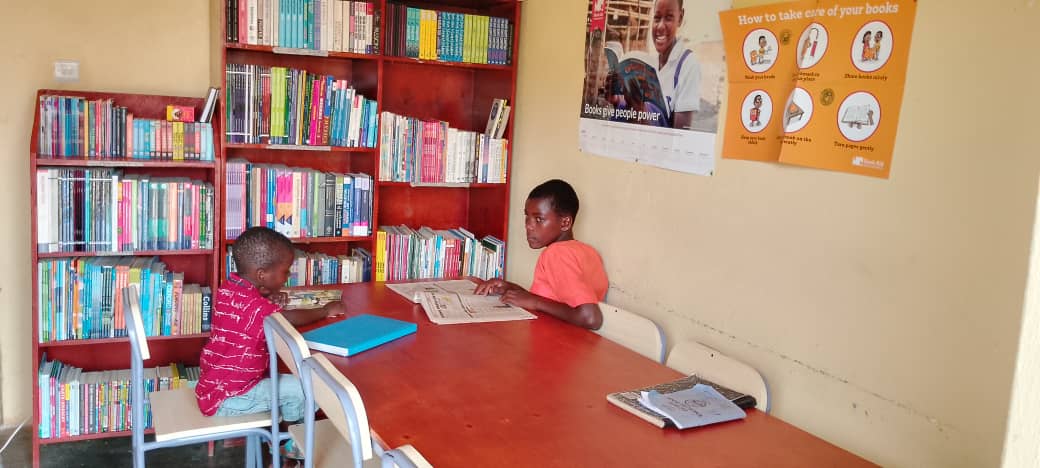 BfCentre's tweet photo. A look at our library space this afternoon January 22nd 2024! We are greatful to @Book_Aid through @comlibug @nationallib_ug for a donation of books! Out village is so lucky to have a library! We seek more books 📚  📚 https://t.co/YQUcTj1EDZ