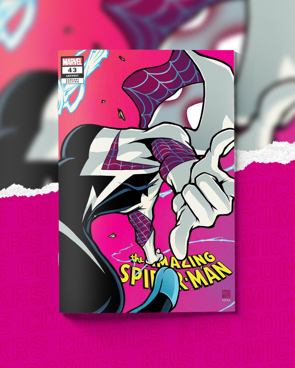 💥NEW COVER REVEAL by @takashiokazaki! Preorder Amazing Spider-Man #43 Wed Jan 24 at 2pm pst/5pm est! LTD to only 500 copies. $39.99 ea #spidergwen #spiderverse #marvelcomics