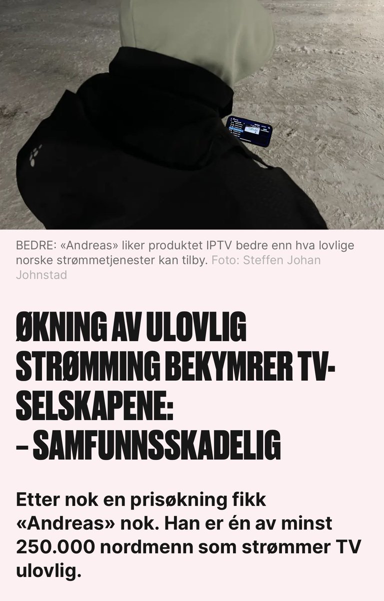 Smoothedan's tweet image. Beklager, men her kan selskapene takke seg selv. Galopperende budkrig for tv-rettigheter er ikke forbrukerne interessert i å betale blodpris for. 💸