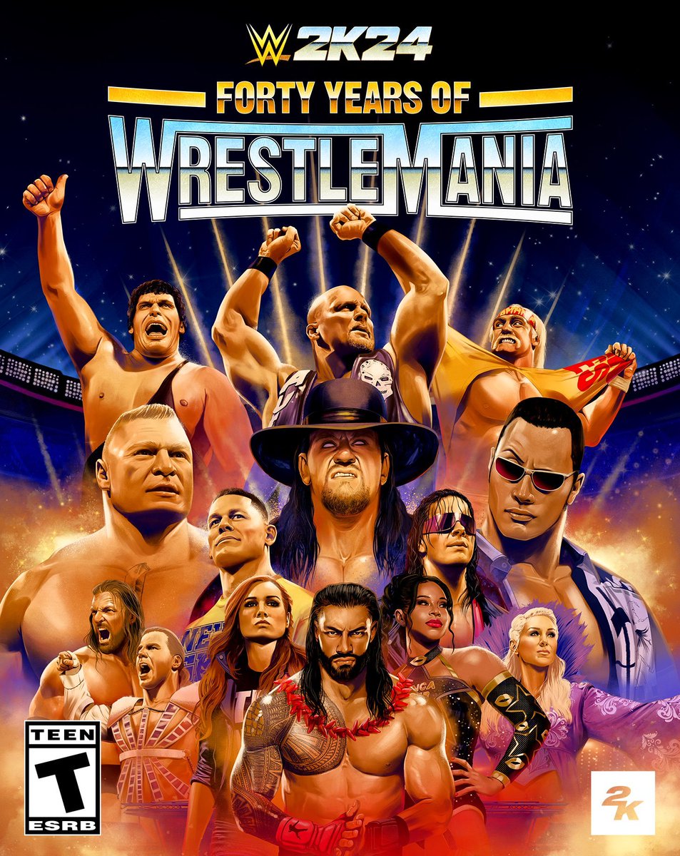 Is this the best ever WWE 2K cover? #WWE2K24