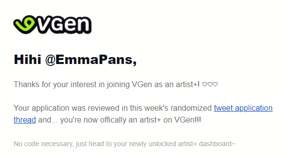 EmmaPans_'s tweet photo. I was not expecting to actually get access to VGen so soon but I'm glad it worked out 💜💜💜

We're so back https://t.co/LLCoUfLd78