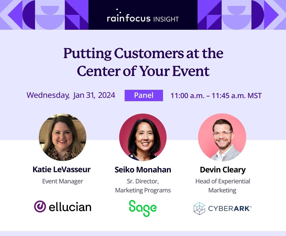 🗓️ The countdown to #RainFocusINSIGHT 2024 is on! We have a comprehensive lineup of content, including this panel featuring experts from <a href="/EllucianInc/">Ellucian</a>, <a href="/SageUSAmerica/">Sage USA</a>, and <a href="/CyberArk/">CyberArk</a>. Add this to your virtual or in-person event schedule here. brnw.ch/21wGim4