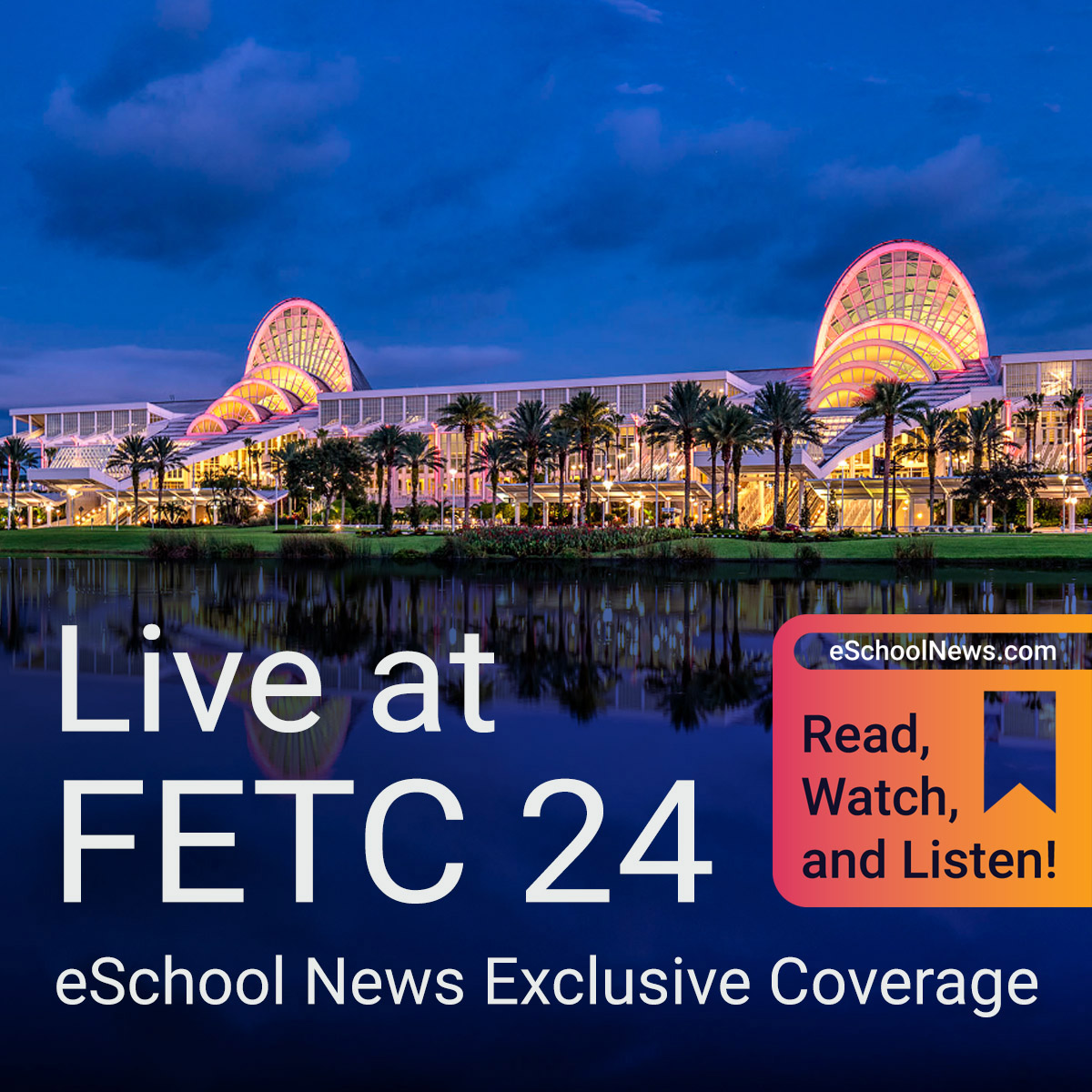 #RT @eschoolnews: Read, watch, and listen to our pre-show LIVE at FETC special coverage... Starting now! Make hubs.li/Q02hfcbJ0 your go-to spot for highlights of the topics, speakers, and technologies being showcased this year in Orlando January 2…