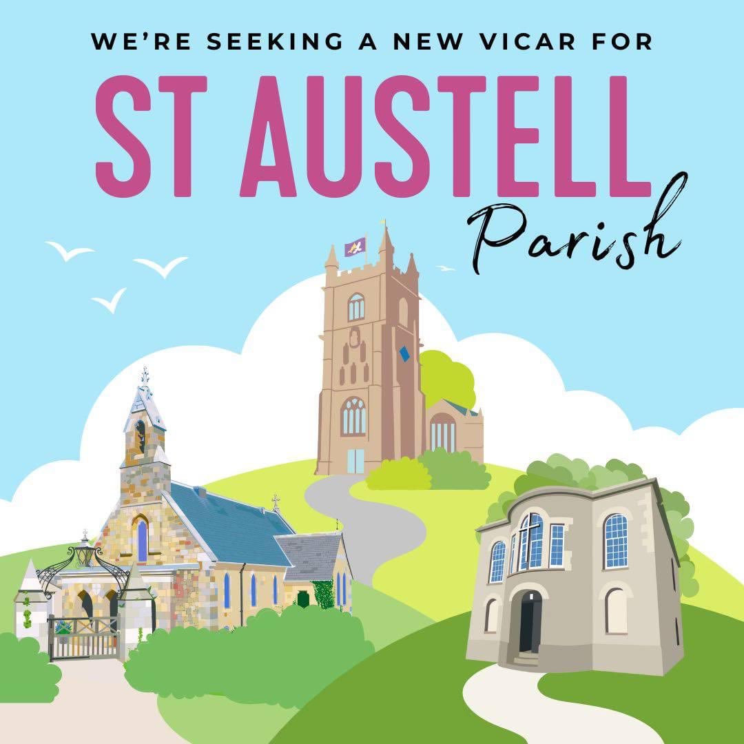 This is a fab job, with a wonderful team and a clear vision, leading a faithful and missional group of churches that are committed to serving the people of St Austell #coulditbeyou @DioTruro pathways.churchofengland.org/job/pathways/5…