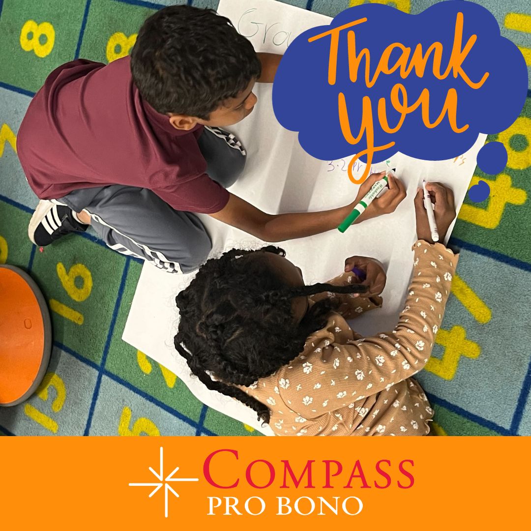 We are thrilled to announce that we've been selected as a 2023-24 @compassprobono client. Through this partnership, we will continue to grow strategically, ensuring we can better connect with our community and provide resources to the youth in Washington, DC. #PartnerImpact ⭐📝