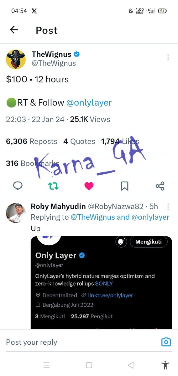 Karna_GA's tweet photo. @TheWignus @onlylayer Done https://t.co/yic2zltmZ8