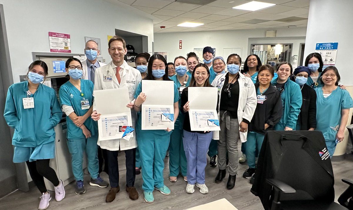 Mount Sinai Neurology (@mshsneurology) on Twitter photo Today, our #Stroke team received well-deserved recognition for their teamwork & #interdisciplinary care! <a href="/DrDavidReich/">David L. Reich, MD</a> presented a STARAward following a heartfelt commendation from a grateful patient, highlighting the staff's collaborative efforts in delivering outstanding care. Today, our #Stroke team received well-deserved recognition for their teamwork & #interdisciplinary care! <a href="/DrDavidReich/">David L. Reich, MD</a> presented a STARAward following a heartfelt commendation from a grateful patient, highlighting the staff's collaborative efforts in delivering outstanding care.