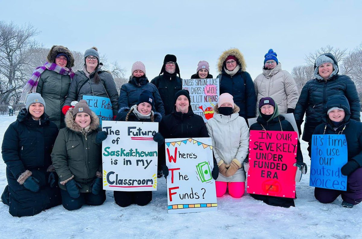 #WeAreSTF It’s time for <a href="/jeremycockrill/">Jeremy Cockrill</a> and the Government to properly fund education!! #ISupportSTF <a href="/SaskTeachersFed/">Saskatchewan Teachers' Federation</a>
