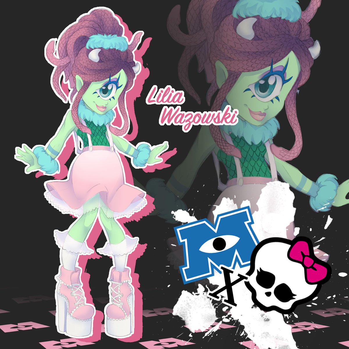 KordeliahMuneca's tweet image. While trying to add more Toy Designs to my portfolio I had the passing thought of what Monsters inc X Monster High collector dolls would look like.
The results came out far better than I ever expected!

#monstersinc #monsterhigh #dolldesign #PortfolioDay