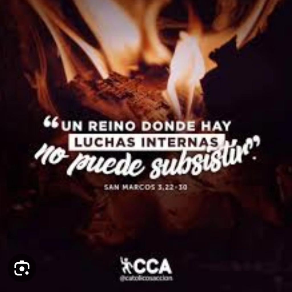 Nora Piña Ghazzaoui (@pgnora) on Twitter photo <a href="/d_mhg/">Maria H. G.</a> Un Reino dividido no puede subsistir , dónde existe luchas internas , dónde no hay unidad , mutuo acuerdo , todo se desmorona .
Feliz semana ,feliz lunes <a href="/d_mhg/">Maria H. G.</a> , #hermanos del grupo.
Dios les conceda una semana de paz salud y conversión.
Oremos por nuestra conversión. <a href="/d_mhg/">Maria H. G.</a> Un Reino dividido no puede subsistir , dónde existe luchas internas , dónde no hay unidad , mutuo acuerdo , todo se desmorona .
Feliz semana ,feliz lunes <a href="/d_mhg/">Maria H. G.</a> , #hermanos del grupo.
Dios les conceda una semana de paz salud y conversión.
Oremos por nuestra conversión.