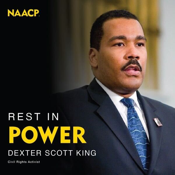 Today, we mourn the loss of the endearing Dexter Scott King. Dexter dedicated his life to shepherding his father’s profound legacy and has left all of us with a tremendous torch to carry in his own legacy. He will be remembered by all who bore witness to his leadership.