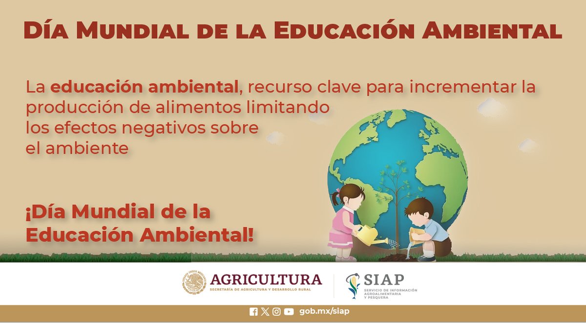 #DíaMundialDeLaEducaciónAmbiental #AgriculturaSustentable #AgriculturaReghenerativa #AgriculturaMexicana #FelizViernes