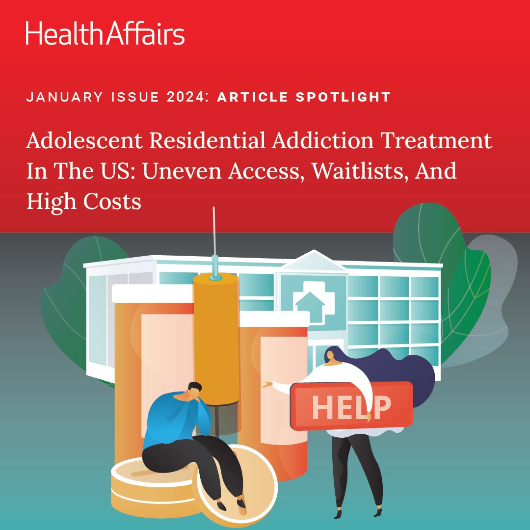 How accessible is residential treatment for adolescents with opioid abuse disorders? <a href="/CarolineAKing23/">Caroline Raymond-King, MD PhD</a> of <a href="/OHSUNews/">OHSU News</a> + coauthors find high costs, long waits, and uneven access. Nearly 40% had no bed available, and the mean upfront cost was over $28,000. hubs.la/Q02hjDvv0