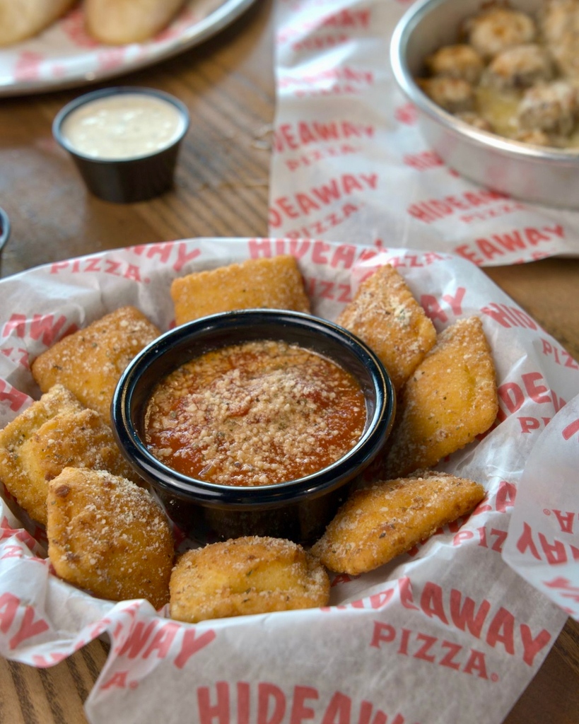 All locations are open! Grab some fresh Fried Ravioli and thaw out with us!