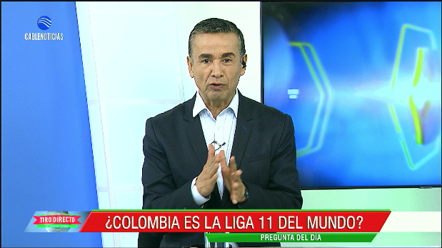 CABLENOTICIAS's tweet photo. 🔴 #AlAire📽️ | Vuelve el equipo titular. #TiroDirecto con @DarioAngelR y @valeriagaray7 por @CABLENOTICIAS.
🗣️Hoy: ¿La liga colombiana es la 11 del mundo? #LosLeemos WhatsApp: 3164202080
Véanos por 👉 Claro 465, DirecTv 147, Movistar 416, ETB 254 y https://t.co/OEEYzdbZ0K https://t.co/IpBfTKKzmP