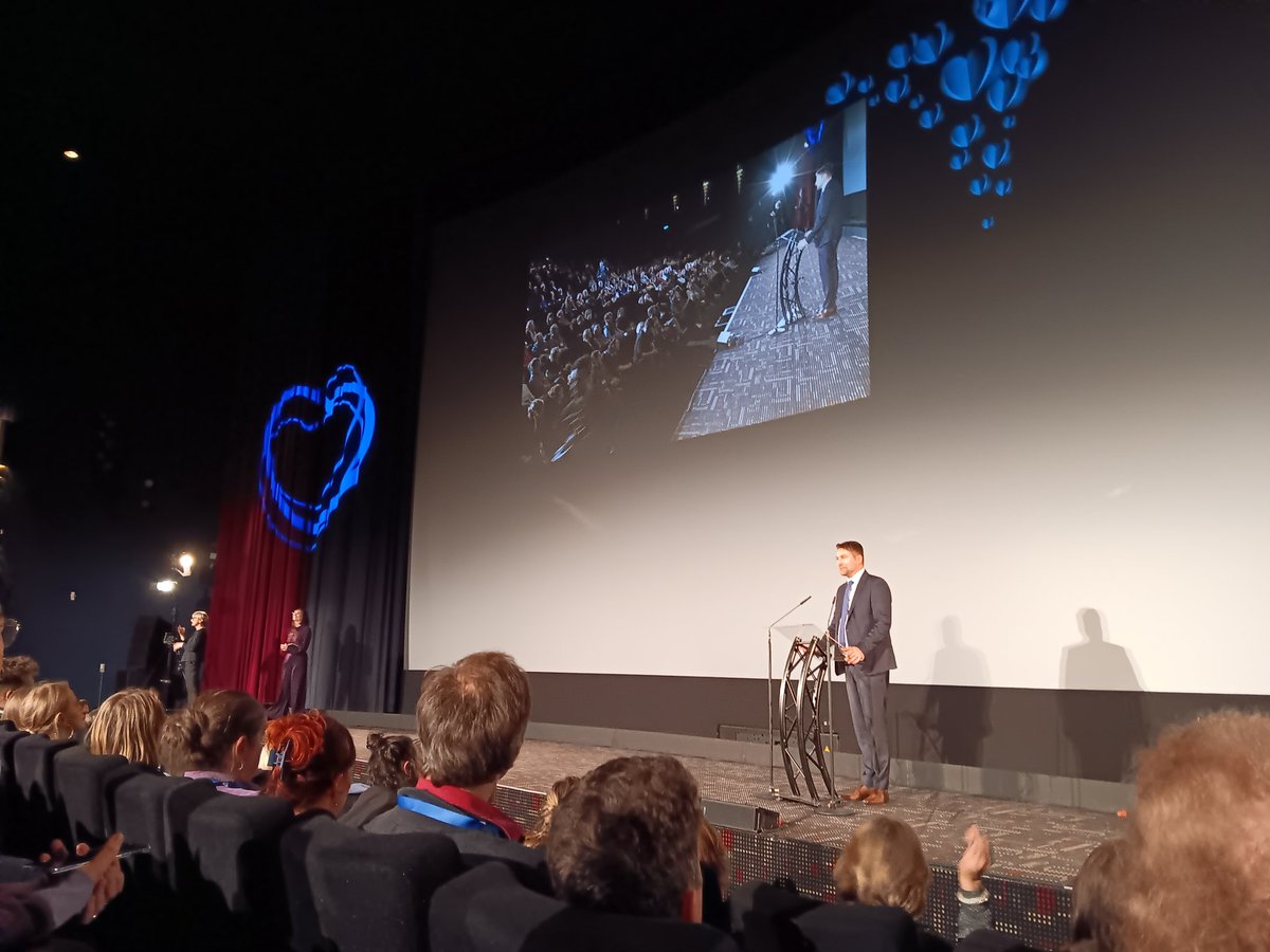 MarcPatzwald's tweet photo. Eröffnung des 45. Filmfestivals Max Ophüls Preis #ffmop in #Saarbrücken, u.a. mit @AnkeRehlinger u. @OBSB_UweConradt | #epd_dabei | mehr bei @epd_west @epd_MitteWest @epd_news https://t.co/n71ndojf1T