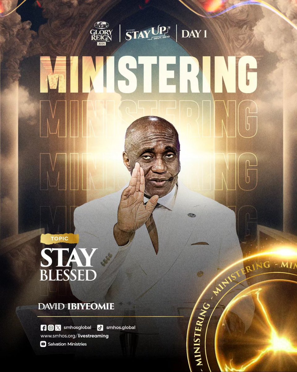 smhosglobal's tweet photo. When God’s Word comes, it does so powerfully, introduces light and liberates souls. The enlightening message today was rendered by God’s servant, David Ibiyeomie, and it was studded with strong prophetic words that will guarantee our elevation. Stay Blessed.
#GloryReign2024 https://t.co/LSxis2k2H8