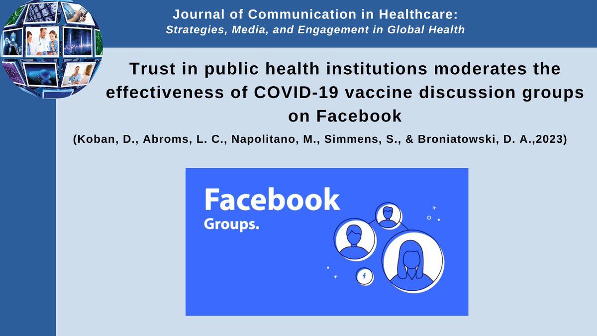 Journal of Communication in Healthcare (JCIH) tweet media