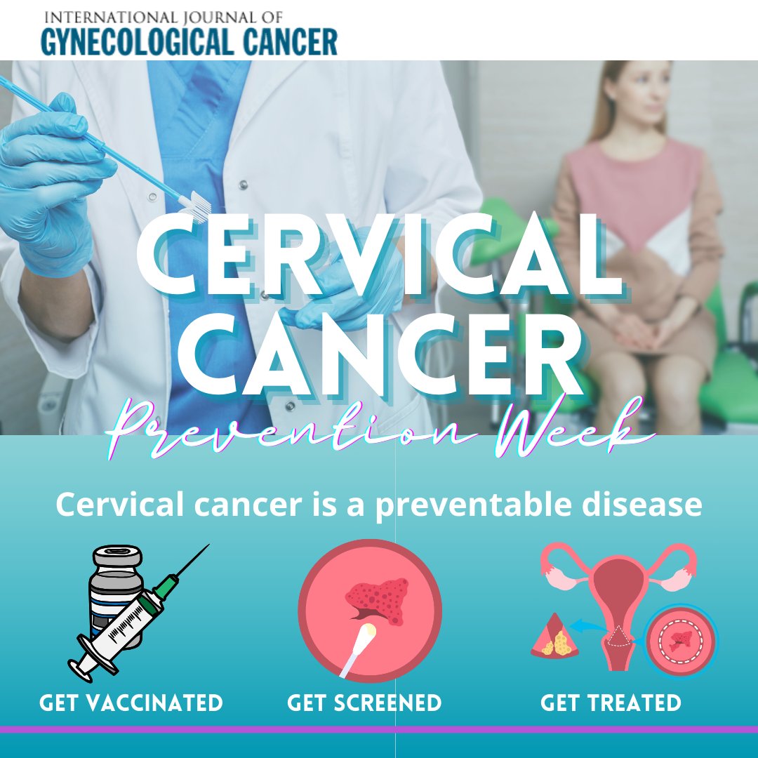 #CervicalCancerPreventionWeek We can prevent cervical cancer 💪 achieving @WHO targets 90% #GetVaccinated 💉 70% #GetScreened 🔍 90% #GetTreated 🏥 @pedroramirezMD @HsuMd @JayrajAarthi @AndreFernandes2 @IGCSociety @ESGO_society @ENYGO_official @OncoAlert @IJGCfellows @GynMe4