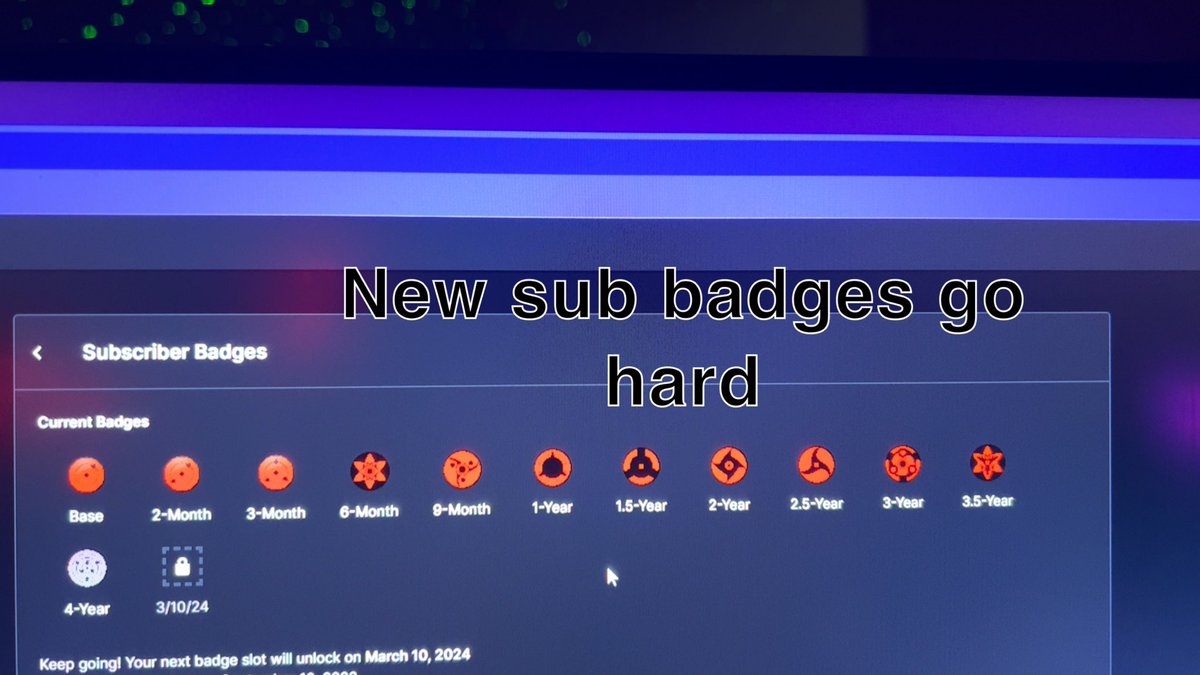 ImBmeR's tweet photo. Added some new sub badges for the naruto fans out there, I hope y’all like them! https://t.co/IcNMi7oJZE
