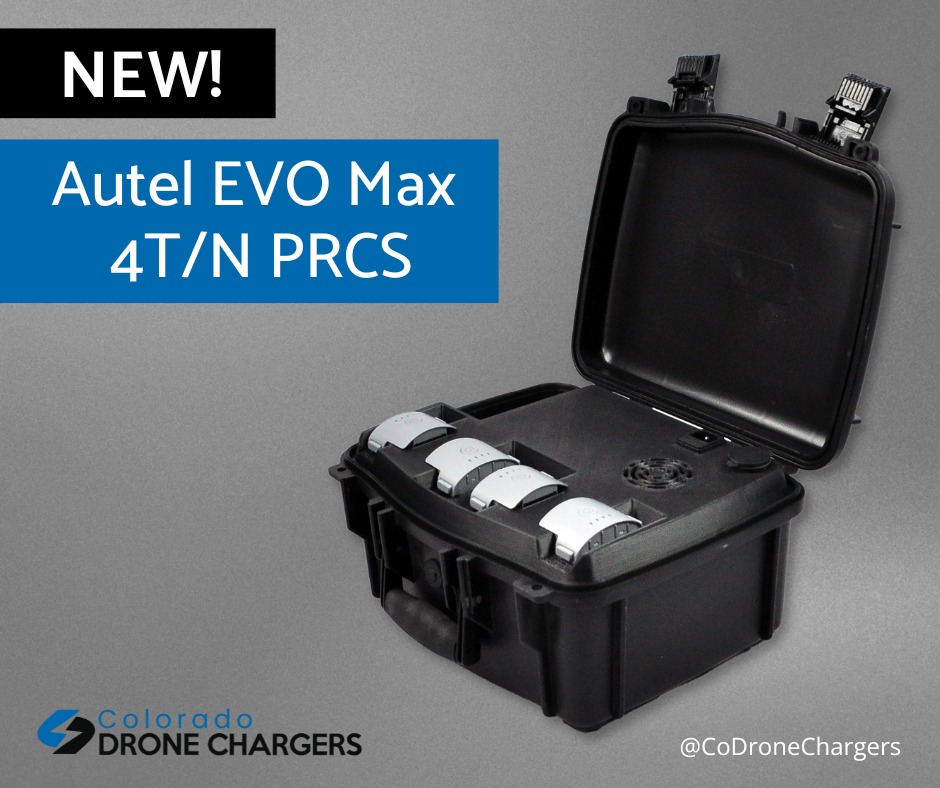 ICYMI...our #AutelEVO Max 4T/N drone charging system is here! Charge 4 batteries and 1 flight controller at the same time. 👉 buff.ly/3S7VOiZ 

#dronelife #commercialdrones #drones