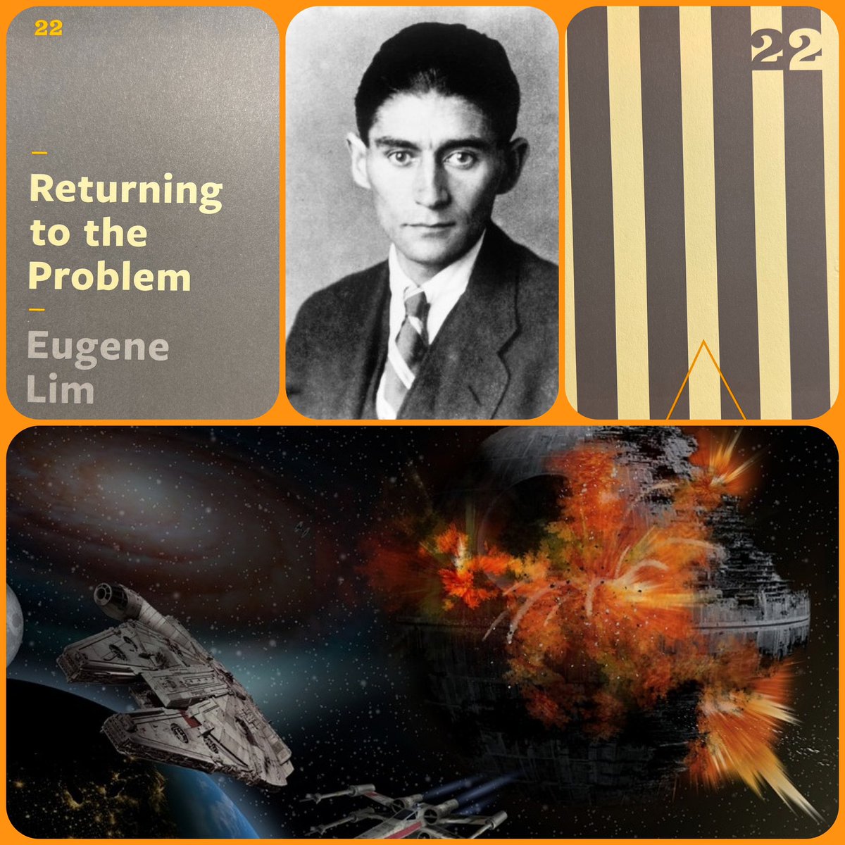 mrmuleman's tweet photo. Day 22 #ssac2018
“Returning to the Problem” By Eugene Lim

Just your typical Kafka, Death Star, torture, Chinatown, election fatigue, man’s cruelty to man type story…you know, that tired old trope😂

@ttbrader @barbaramcveigh @DesmondReid https://t.co/gnOK8gg73C