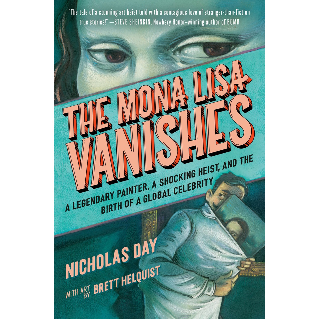 HornBook's tweet photo. Read #HBMag revs of #Sibert winner THE MONA LISA VANISHES by Nicholas Day + @BHelquist (RandomHouseStudio/@randomhousekids) + 4 honors by @jalanan @SyTheAuthor #MattPatterson #MartinWSandler @Neuborne #ShannonWright https://t.co/uR6b3SFJEd #ALAYMA #ALAYMA24 @wearealsc @ALALibrary https://t.co/eY1RJ5hAhf