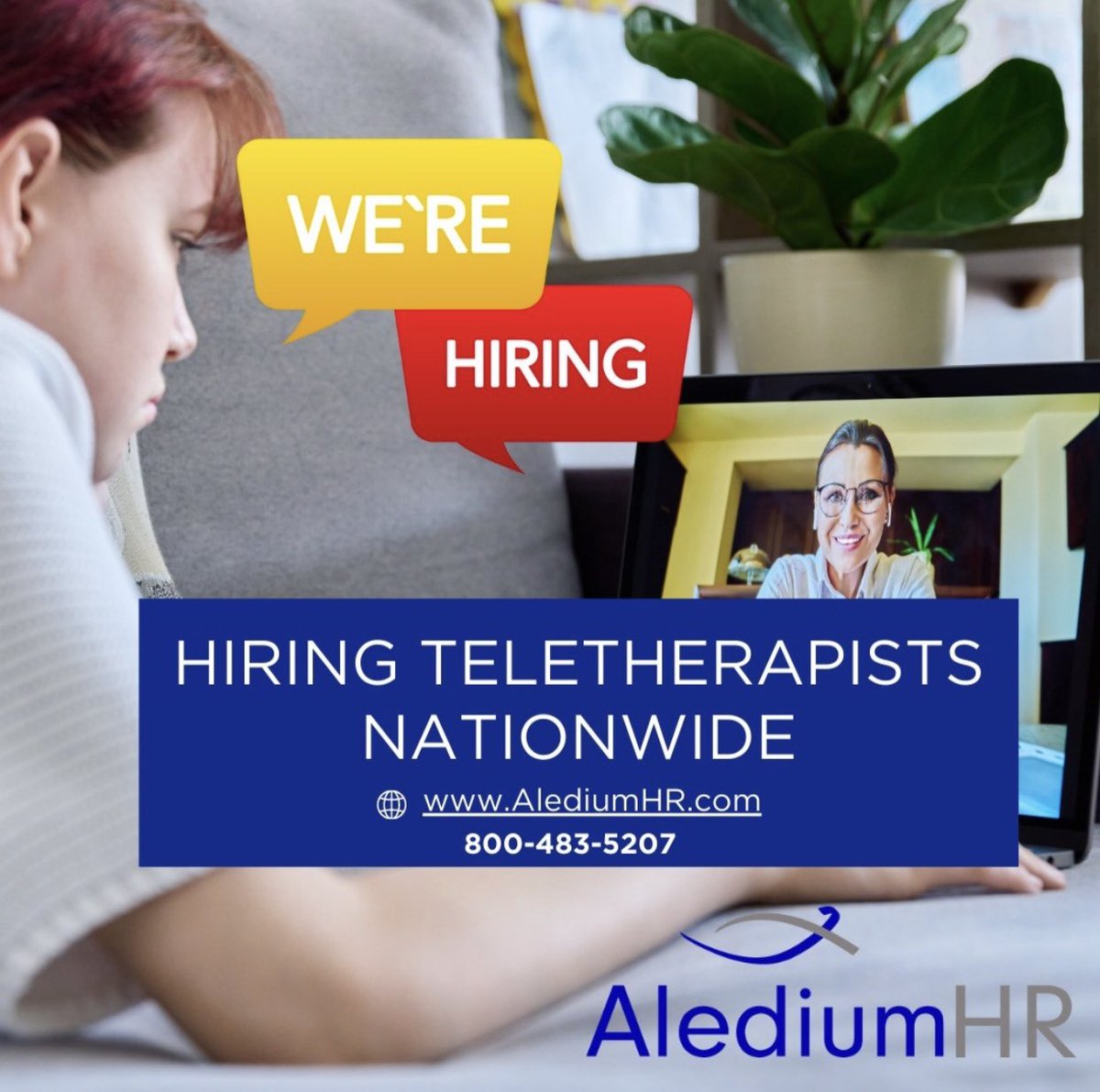 @AlinaTelehealth Let us know if we can help. One of our specialties is remote therapist recruiting. We are also recognized as the leading Telehealth direct hire firm since 2013. We offer a 12 month placement guarantee.