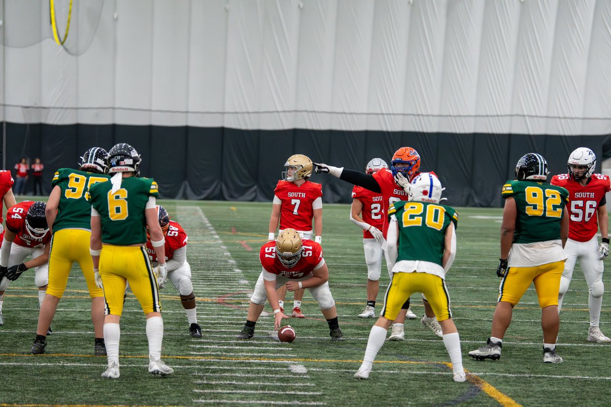EDraudson's tweet photo. Despite the unfortunate outcome, had a great time representing my school and community while competing for team north in the @FootballAlberta Sr Bowl! 
@J_Laff @BulldogsFB https://t.co/TfePG4moUG