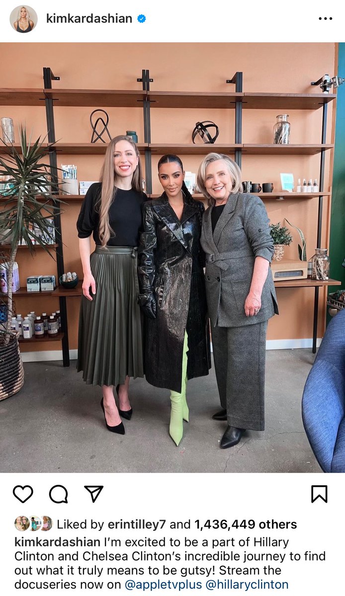 KIM KARDASHIAN BOASTS NEW GIG AS BALENCIAGA AMBASSADOR; SAYS THE PEDOPHILE PROMOTING FASHION HOUSE IS COMMITTED TO DOING WHAT’S RIGHT! 🤡

Kim Kardashian announced on her Instagram she’s become Balenciaga’s ambassador. 

“For me, this long-standing relationship is built on mutual