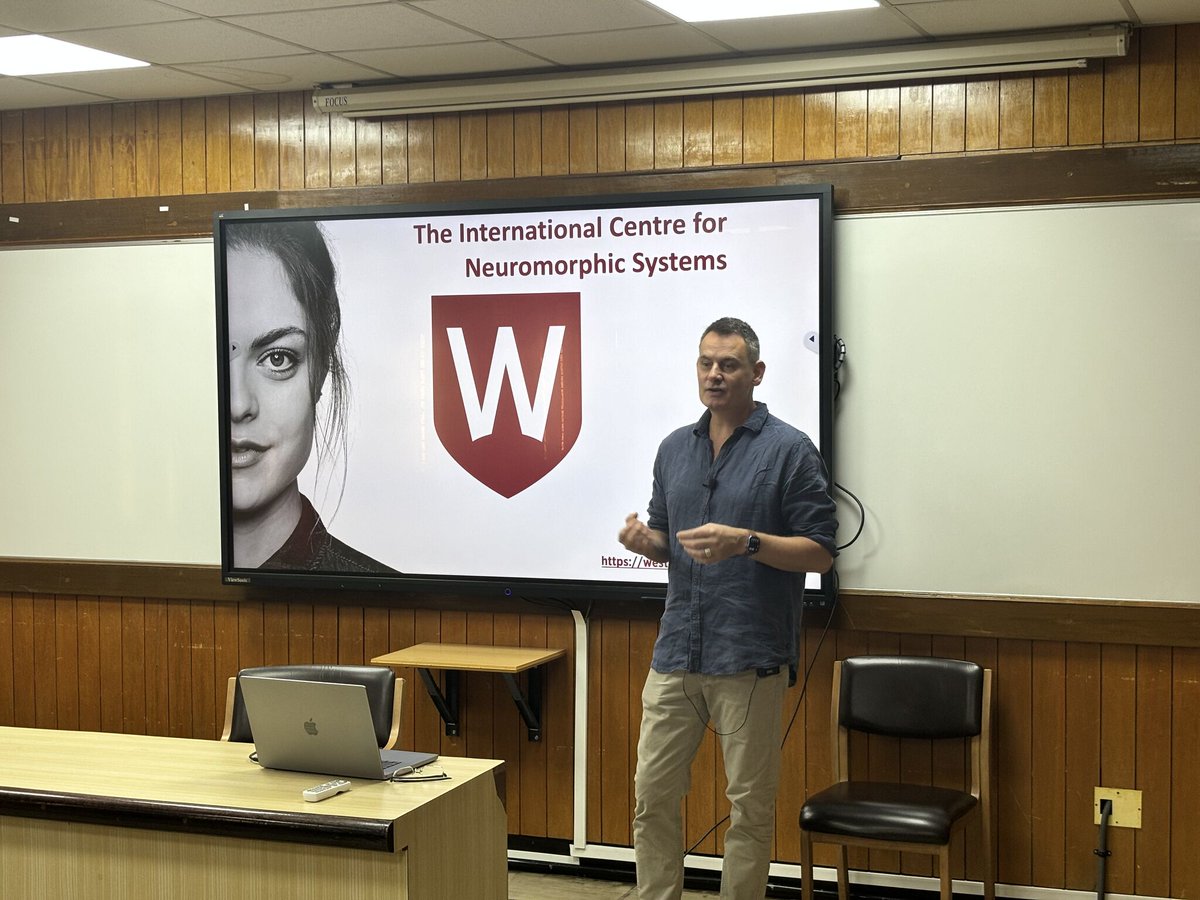 The_ICNS's tweet photo. ICNS director Prof André van Schaik along with the wider team presented #research at the #Neuromorphic Sensing &amp; Computing workshop at @iiscbangalore last Friday.
#westernsydneyu #WSU #innovation #neuromorphicengineering #artificialintelligence #ai #stem https://t.co/PPwuK22e9E