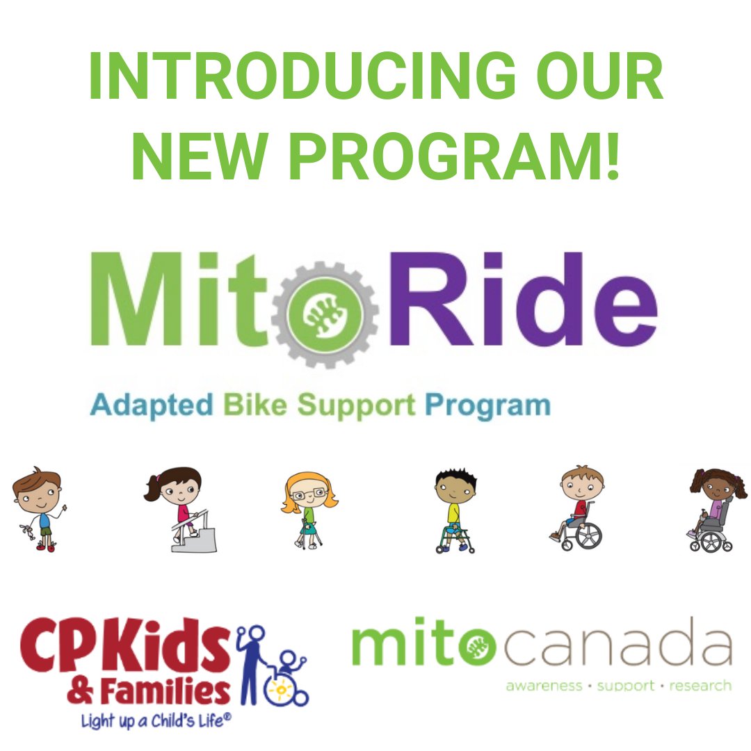 MitoCanada (@mitocanada) on Twitter photo We’re excited to introduce our new program, MitoRide!
<a href="/CPKidsandFamily/">CP Kids & Families</a> of Calgary and MitoCanada are partnering to offer adapted bikes and trikes to children and youth living with #mitochondrialdisease in areas south of Red Deer, AB, FREE of charge: mitocanada.org/mitoride We’re excited to introduce our new program, MitoRide!
<a href="/CPKidsandFamily/">CP Kids & Families</a> of Calgary and MitoCanada are partnering to offer adapted bikes and trikes to children and youth living with #mitochondrialdisease in areas south of Red Deer, AB, FREE of charge: mitocanada.org/mitoride