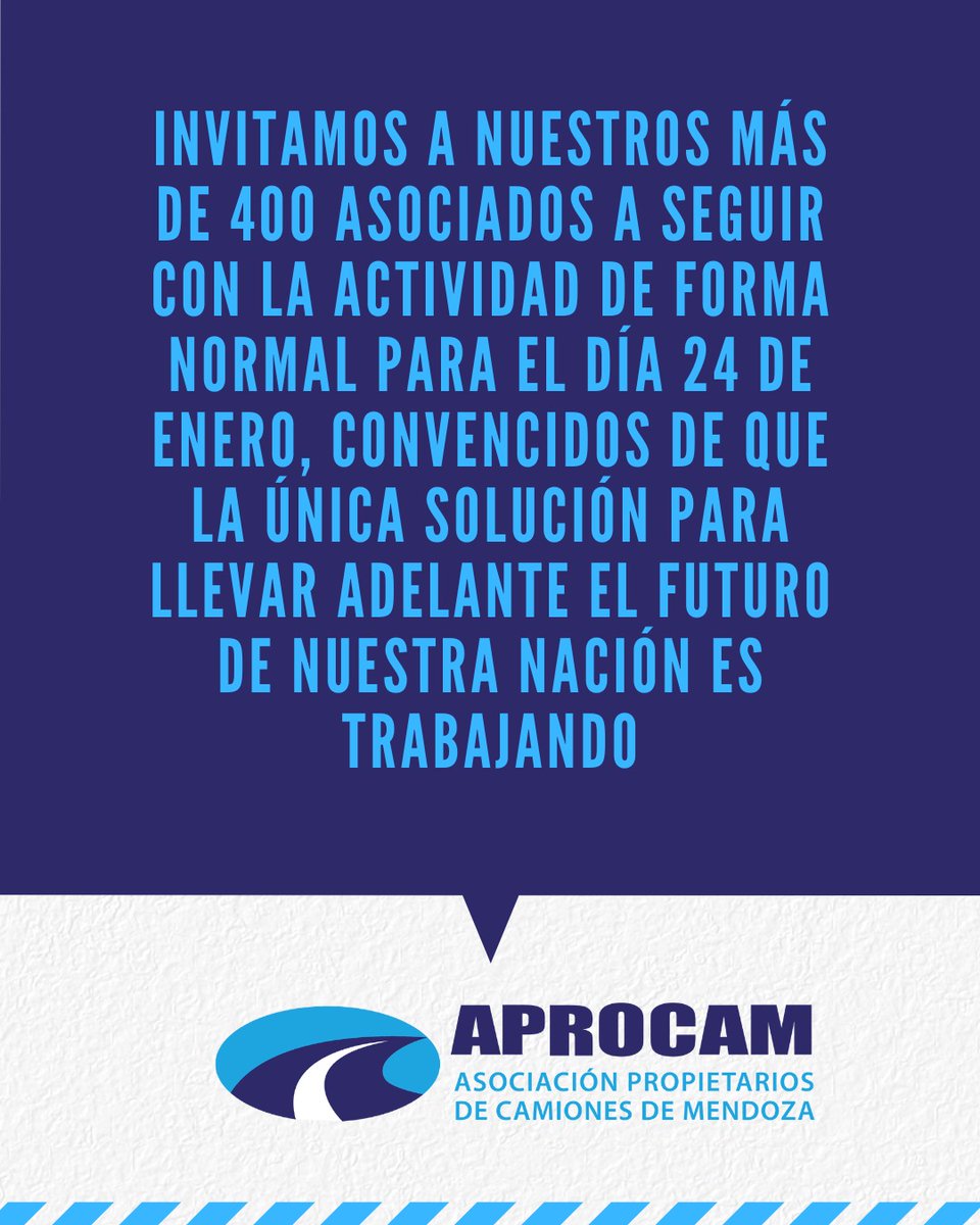APROCAM1's tweet photo. Nota completa: 📢https://t.co/IcPAH2dmfZ
#aprocam #transportedecargas #yonoparo https://t.co/zGnSNVKywI