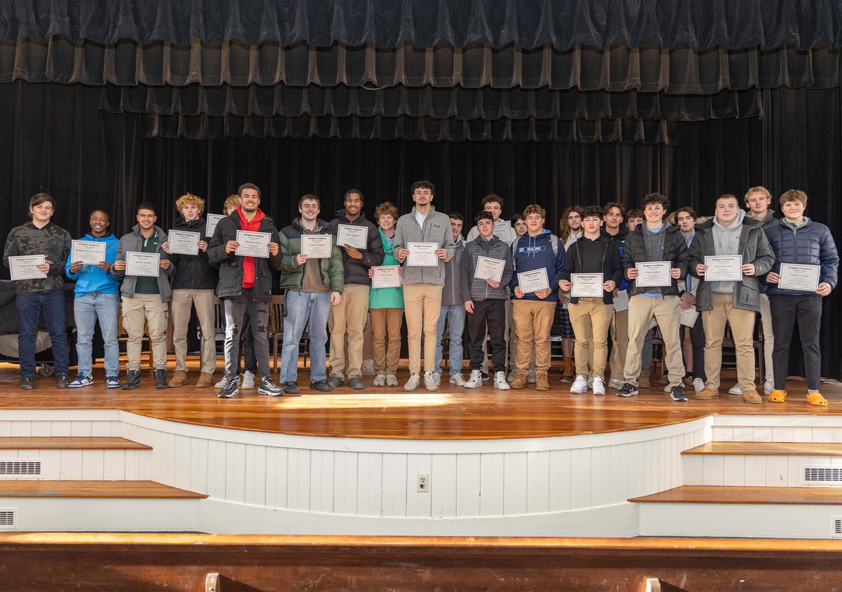 Congratulations to the 4 BA Hockey players who earned an individual class award:  Noah Patenaude - Nutrition.  James Phenneger - Cold War.  Sumner Wood - (CAP) Composition  Thomas Shoniker (LAX) - (CAP) Calculus