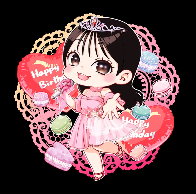 W.ダブルヴィーのあやかちゃんの生誕祭Tシャツデザインさせてもらいました お誕生日おめでとう!!