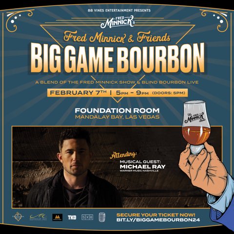Michael ray roach (@michael_ray54) on Twitter photo Can't wait to see y'all in Las Vegas on Wednesday, Feb 7, to hang with the world’s #1 Bourbon expert <a href="/FredMinnick/">FredMinnick</a>. I'll be joined by NFL Hall of Fame <a href="/CharlesWoodson/">Charles Woodson</a> and reality star #TomSandoval at the Foundation Room, which features the best view of the Strip in town. Can't wait to see y'all in Las Vegas on Wednesday, Feb 7, to hang with the world’s #1 Bourbon expert <a href="/FredMinnick/">FredMinnick</a>. I'll be joined by NFL Hall of Fame <a href="/CharlesWoodson/">Charles Woodson</a> and reality star #TomSandoval at the Foundation Room, which features the best view of the Strip in town.