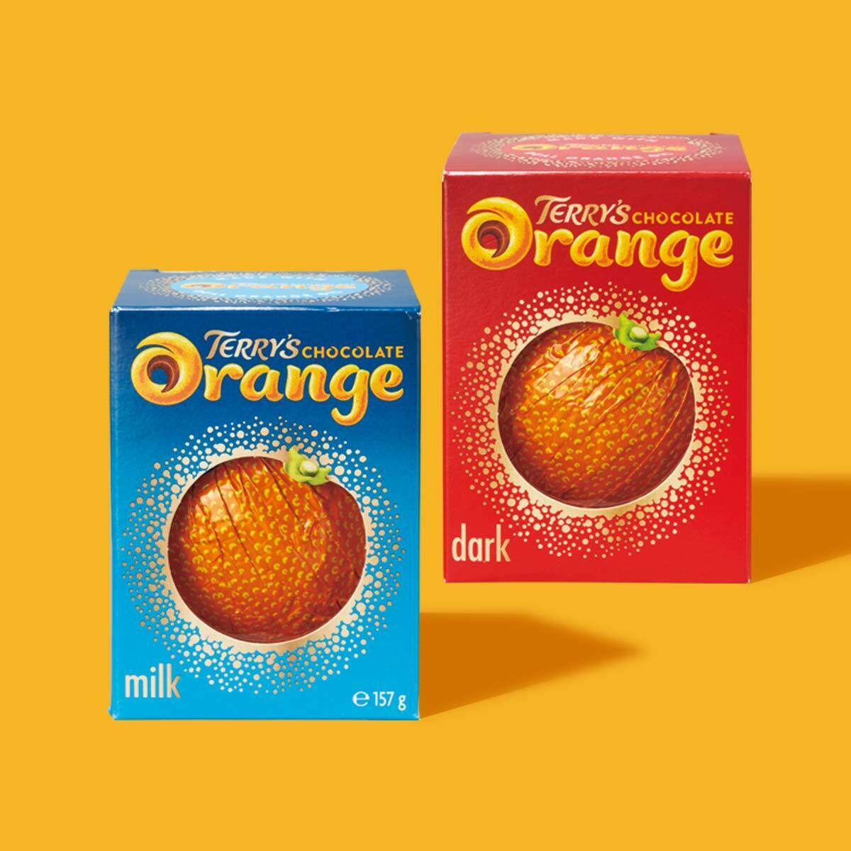 本物そっくり！オレンジ風味のチョコレート】 テーブルにコツンと