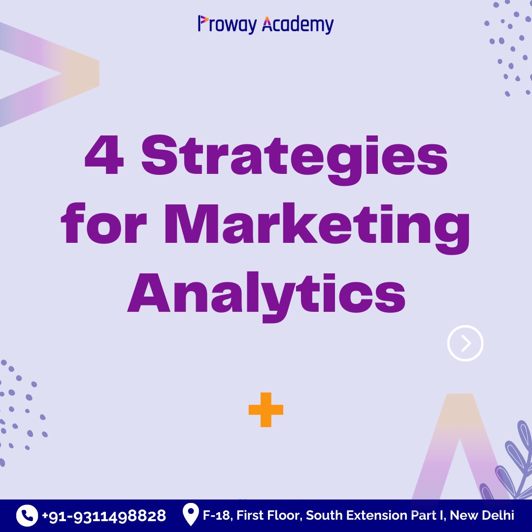 ProwayAcademyIN's tweet image. Navigate the world of marketing analytics like a pro! 🌐📊 Swipe left for savvy strategies that transform data into insights. Ready to decode the language of consumer behavior?
#AnalyticsSuccess #MarketingInsights #DataDrivenMarketing  #AnalyticsMastery #MarketingStrategies