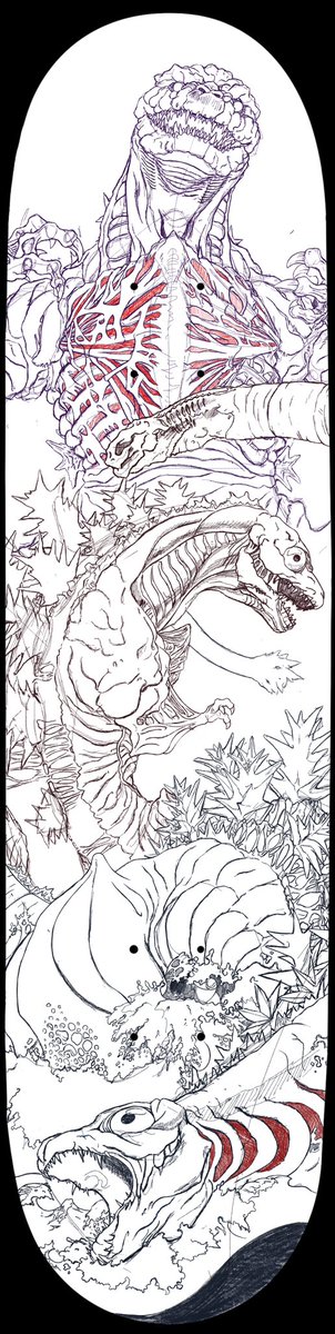 Shin goji board sketch