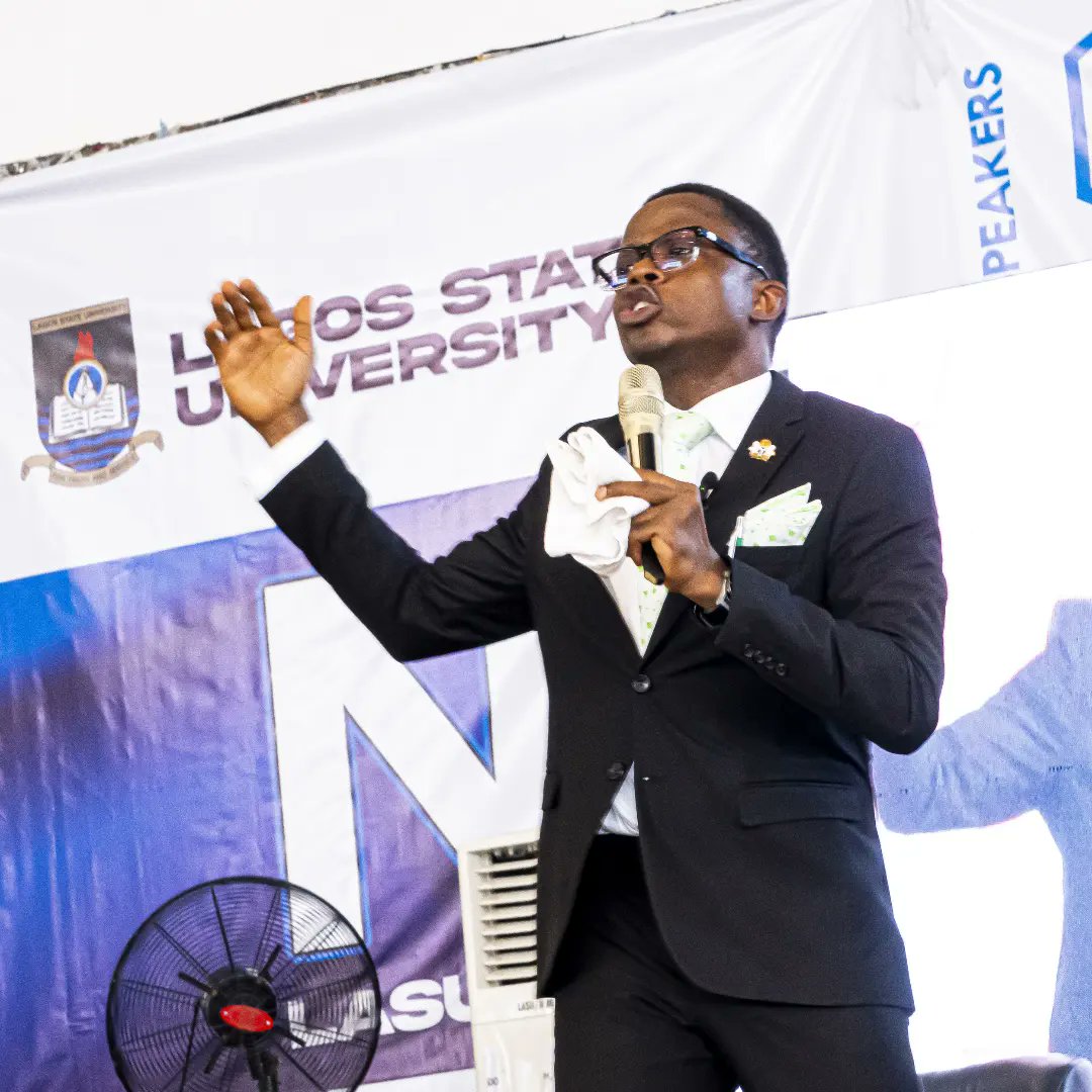 bodebadiru's tweet photo. Deeply humbled and grateful for the opportunity to speak to the bright minds of Lagos State University today! https://t.co/6MeZxeErkg