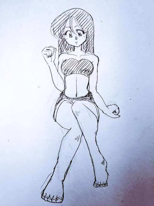 今日のお昼のお絵描き 