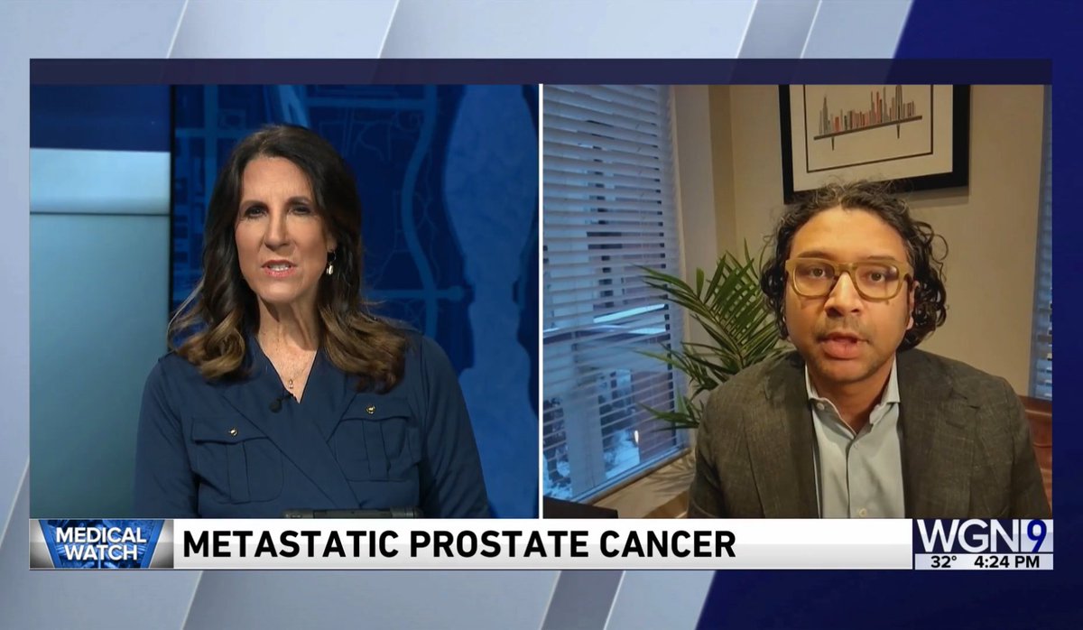 Thanks again to <a href="/wgnnews/">WGN TV News</a>  for highlighting the importance of screening for prostate cancer in the wake of announcements from families of Dexter Scott King and <a href="/Cubs/">Chicago Cubs</a> legend Ryne Sandberg regarding their battles with metastatic disease. <a href="/RushUrology/">Rush Urology</a> <a href="/rushmedical/">Rush University System for Health</a> <a href="/fans4thecure/">fans4thecure</a>