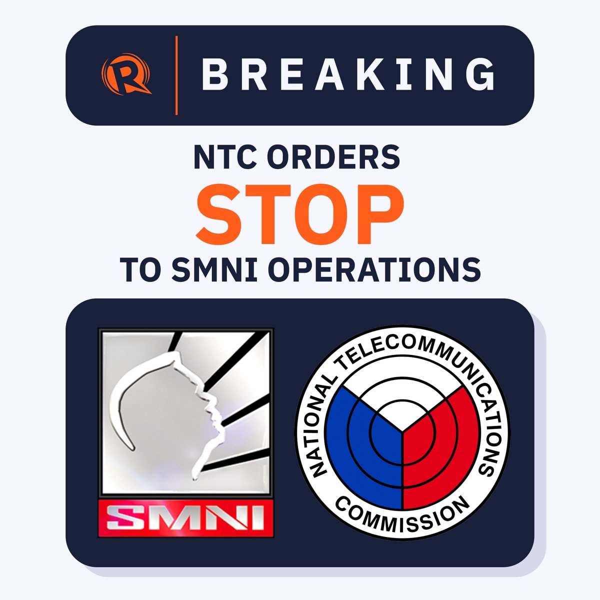 The National Telecommunications Commission (NTC) issues a cease-and-desist order against Swara Sug Media Corporation, the business behind SMNI, dated January 18, 2024, but publicized on Tuesday, January 23.

The network is facing an administrative case over supposed violations of