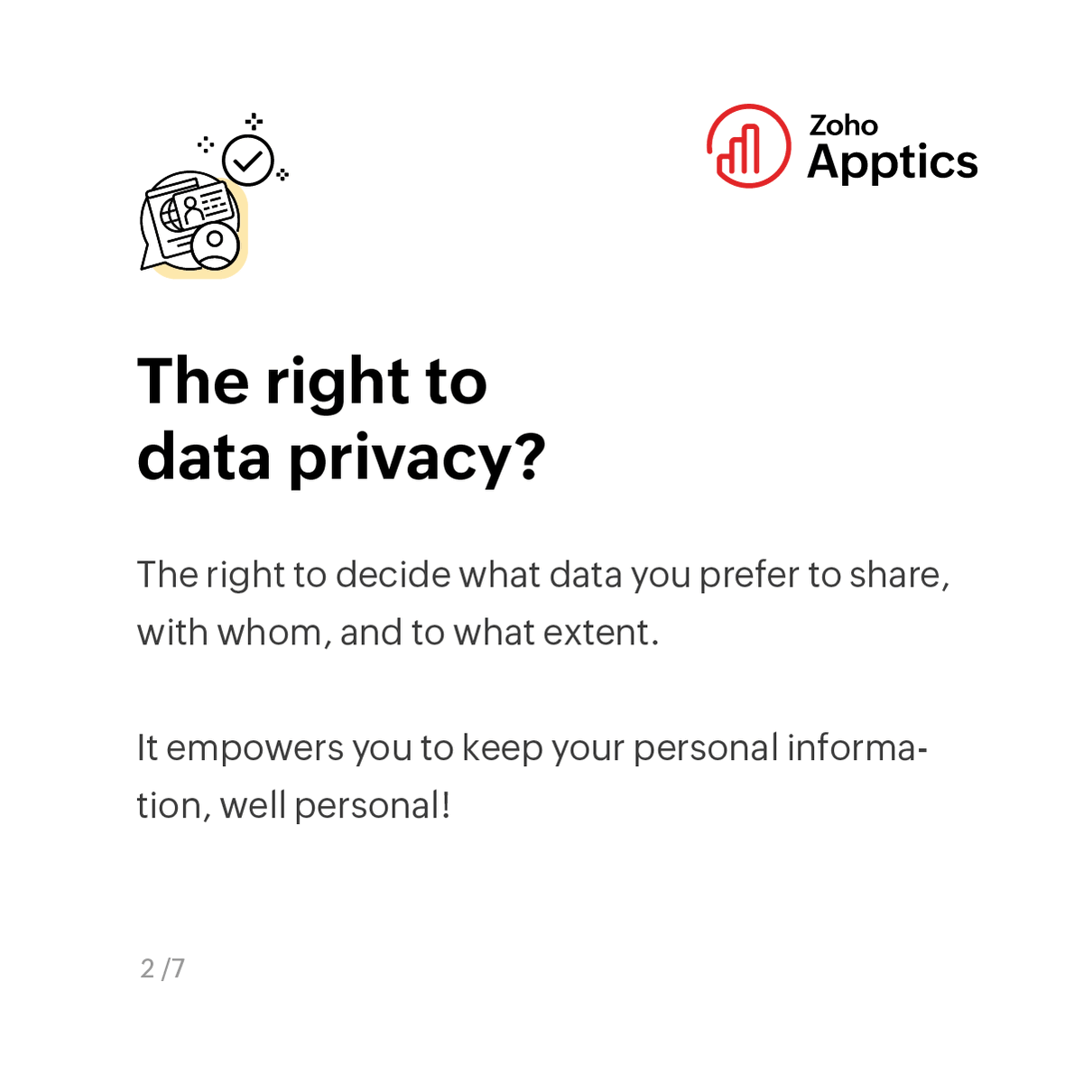 ZohoApptics's tweet photo. Digital footprints reveal your interests, buying behavior, transaction history, and even shopping sprees.

These are collected via cookies, form submissions, and newsletters. 

Let's talk about #DataPrivacy.

#DataPrivacyWeek https://t.co/etAcy4oRrw