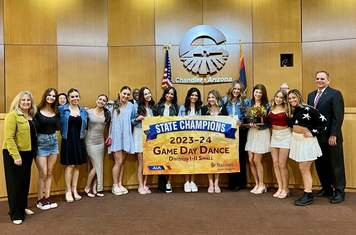 Mark Stewart Maricopa County Supervisor District 1 (@markstewart_az) on Twitter photo #Congratulations to Arizona State Champions <a href="/Hamilton_High/">Hamilton High School</a> Dance Team for bringing home the gold to <a href="/cityofchandler/">City of Chandler, AZ</a>!
<a href="/CUSDAthletics/">CUSDAthletics</a>
<a href="/HHSUnified/">Hamilton Unified</a>
#dance #champions #Congratulations to Arizona State Champions <a href="/Hamilton_High/">Hamilton High School</a> Dance Team for bringing home the gold to <a href="/cityofchandler/">City of Chandler, AZ</a>!
<a href="/CUSDAthletics/">CUSDAthletics</a>
<a href="/HHSUnified/">Hamilton Unified</a>
#dance #champions